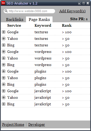 SEO Analyzer