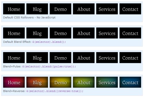 jQuery Blend