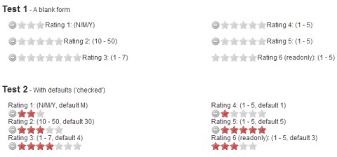 jQuery Star Rating Plugin