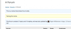 bbPress - Notices screenshot 2