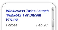 Bitcoin News Feed Widget screenshot 1