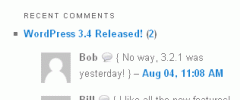 Better WordPress Recent Comments screenshot 3