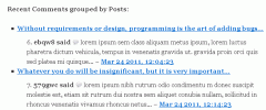 Better WordPress Recent Comments screenshot 4