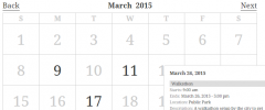 Google Calendar Events screenshot 1