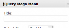 JQuery Mega Menu Widget screenshot 1