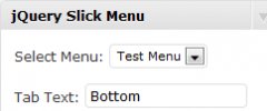 JQuery Slick Menu Widget screenshot 1