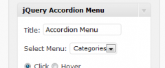 JQuery Accordion Menu Widget screenshot 1