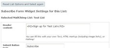 MailChimp List Subscribe Form screenshot 3