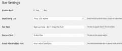 MailChimp Top Bar screenshot 2