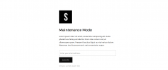 Minimal Coming Soon & Maintenance Mode screenshot 1