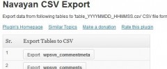 Navayan CSV Export screenshot 2