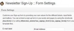 Newsletter Sign-Up screenshot 2