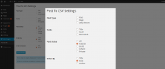 Post To CSV screenshot 1