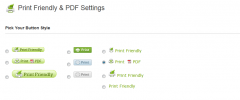Print Friendly and PDF Button screenshot 2