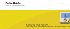 Profile Builder - front-end user registration, login and edit profile screenshot 6