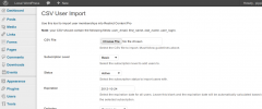 Restrict Content Pro - CSV User Import screenshot 1