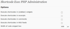 Shortcode Exec PHP screenshot 1