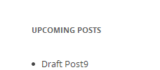 Show All Draft Posts And Pages screenshot 2