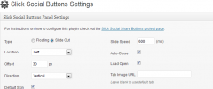 Slick Social Share Buttons screenshot 1