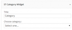 ST Categories Widget screenshot 1