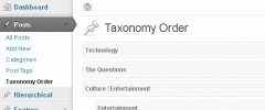 Category Order and Taxonomy Terms Order screenshot 1