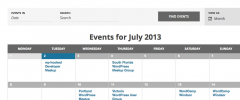 The Events Calendar screenshot 1