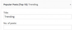 Top 10  - Popular posts plugin for WordPress screenshot 7