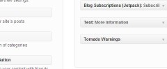 Wordpress Tornado Warnings screenshot 2