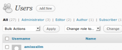 User Role Editor screenshot 3