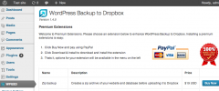 WordPress Backup to Dropbox screenshot 3