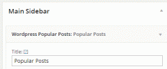 WordPress Popular Posts screenshot 2