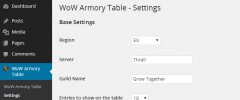 World of Warcraft - Armory Table screenshot 2