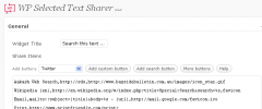 WP Selected Text Sharer screenshot 2