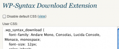 WP-Syntax Download Extension screenshot 3